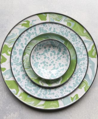 Modern Monet Appetizer Plates, Set of 4
