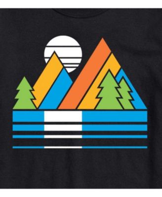 Hybrid Apparel Retro Mountains Mens Short Sleeve Tee