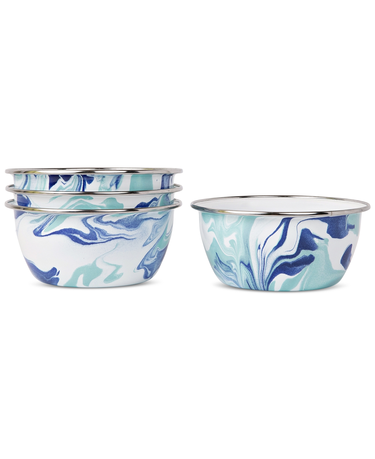 Lagoon Salad Bowls, Set of 4 - Multi