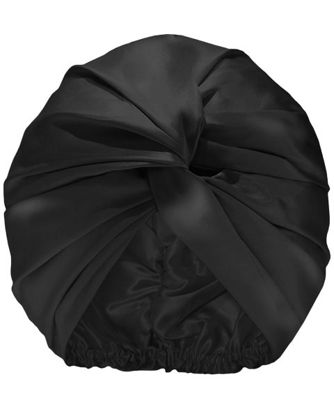 Женские аксессуары Slip Pure Silk Turban, цвет: Чёрный