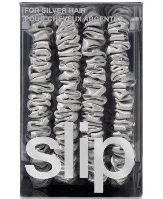 4-Pc. Pure Silk Back-to-Basics Skinny Scrunchies Set