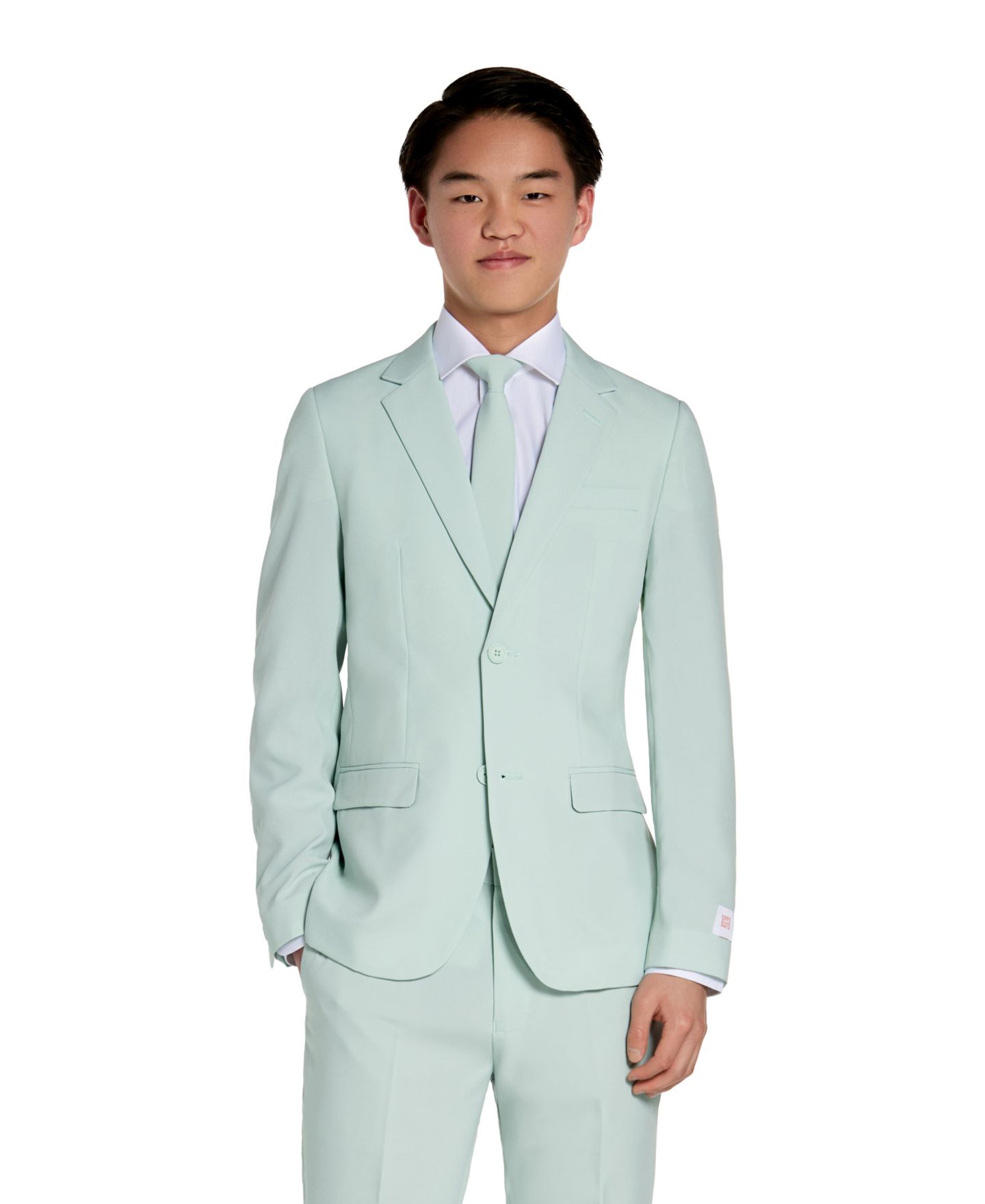 Костюм-тройка OppoSuits Magic Mint для мальчиков-подростков, цвет: Бирюзовый / Мятный — фото 3