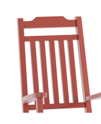 Set Of 2 Hillford Poly Resin Indoor/Outdoor Rocking Chairs