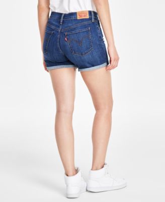 Women's Mid Rise Mid-Length Stretch Shorts