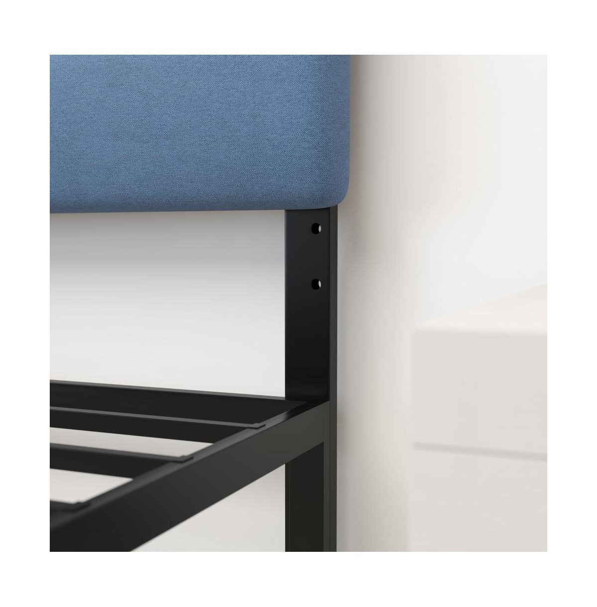 Merrick Lane Coppola Headboard With Tufted Upholstery And Powder Coated Metal Frame