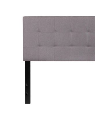 1 PC Metal Quilted Tufted Queen Upholstered Headboard