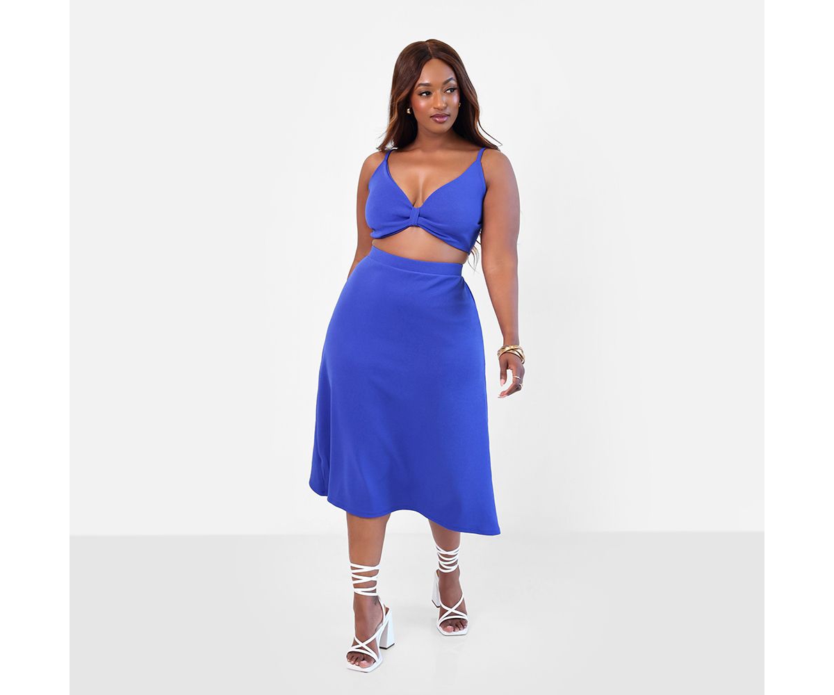 Rebdolls Plus Size Tap In Strappy Crop Top