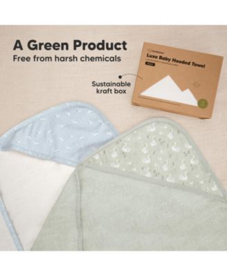 Luxe Baby Hooded Towel, Baby Bath Towel, Hooded Baby Towels, Baby Beach Towel for Newborn, Kids