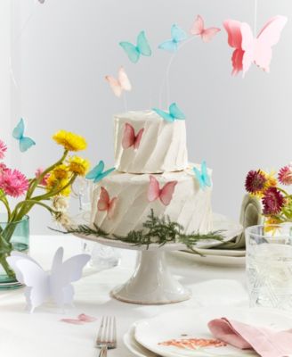 French Perle Medium Pedestal Cake Stand