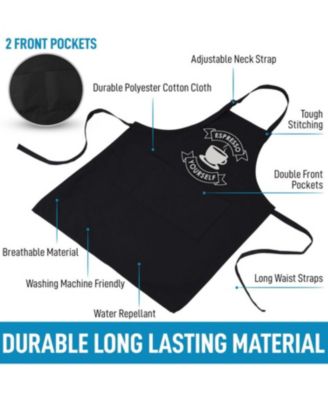 Funny Aprons for Men, Women & Couples 2-Pc.