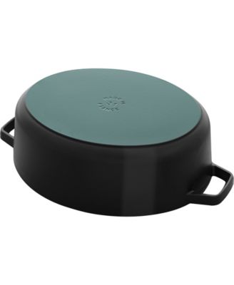 Cast Iron 6.25-Qt Wide Oval Dutch Oven