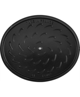 Cast Iron 6.25-Qt Wide Oval Dutch Oven