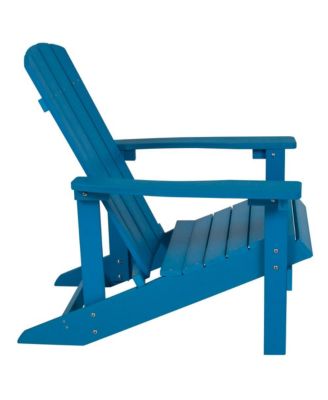 Ayala 5 Piece Outdoor Leisure Set With Set Of 4 Poly Resin Adirondack Chairs And Star And Moon Iron Fire Pit