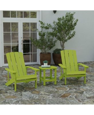 Riviera Poly Resin Indoor/Outdoor All-Weather Adirondack Side Table