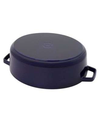 Cast Iron 6.25-Qt Wide Oval Dutch Oven