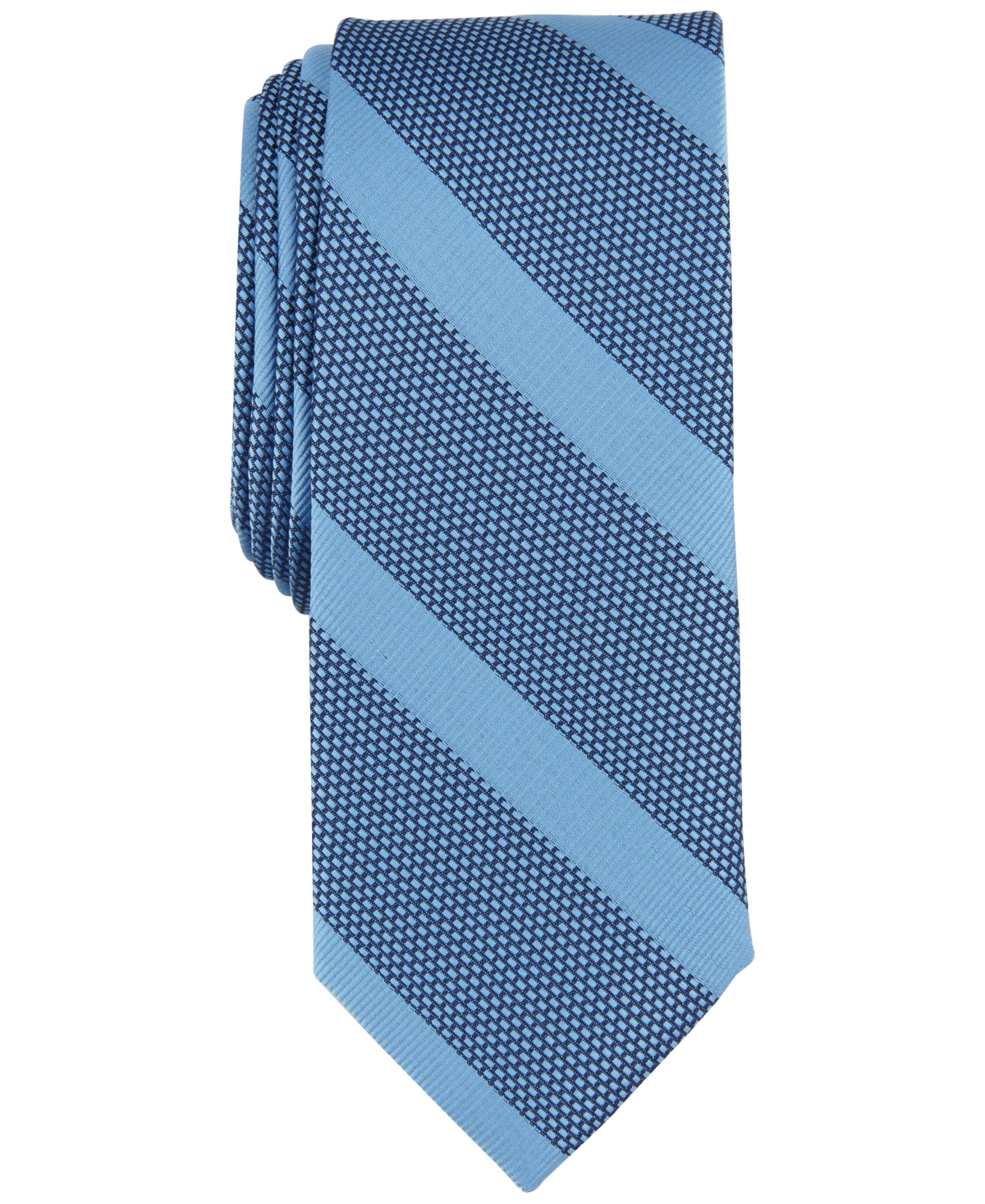 Men's Wilson Stripe Tie, Created for Macy's - Blue