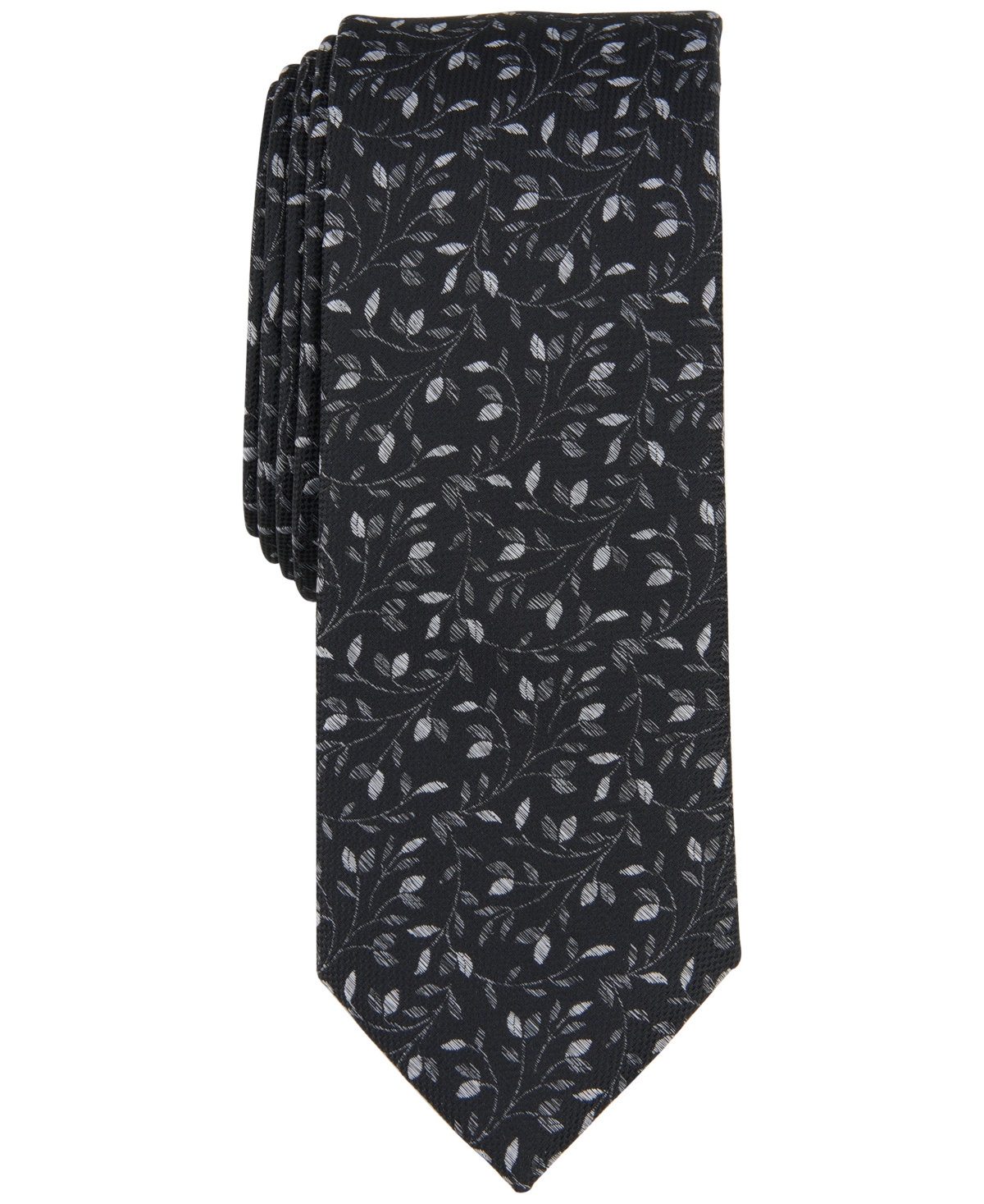 Men's Powell Vine Tie, Created for Macy's - Navy