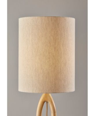 61" Wood Mayfair Floor Lamp