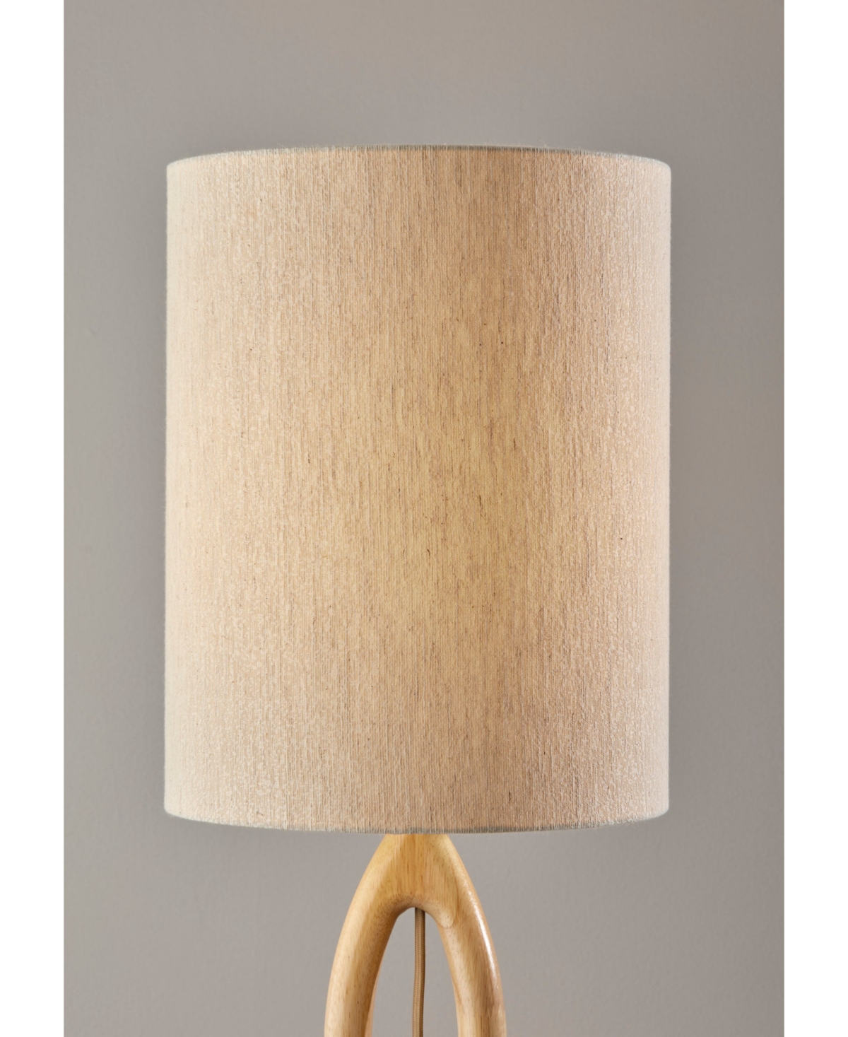 Shop Adesso 61" Wood Mayfair Floor Lamp In Natural Wood