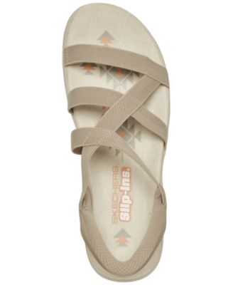 Women's Slip-ins: Reggae Slim - Stretch Flex Athletic Walking Sandals from Finish Line