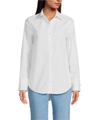 Women's Poplin Tie Sleeve Shirt