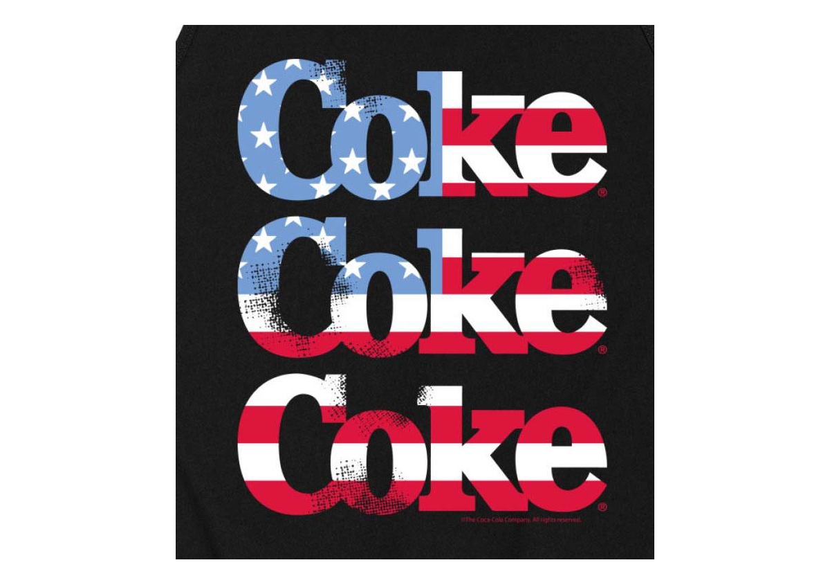 Shop Airwaves Hybrid Apparel Coca Cola Americana Mens Jersey Tank In Black