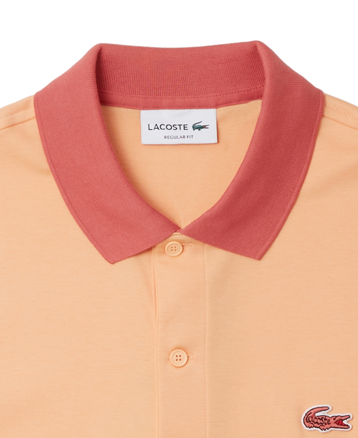 LACOSTE MEN'S SHORT-SLEEVE CONTRAST-TRIM POLO SHIRT, CREATED FOR MACY'S