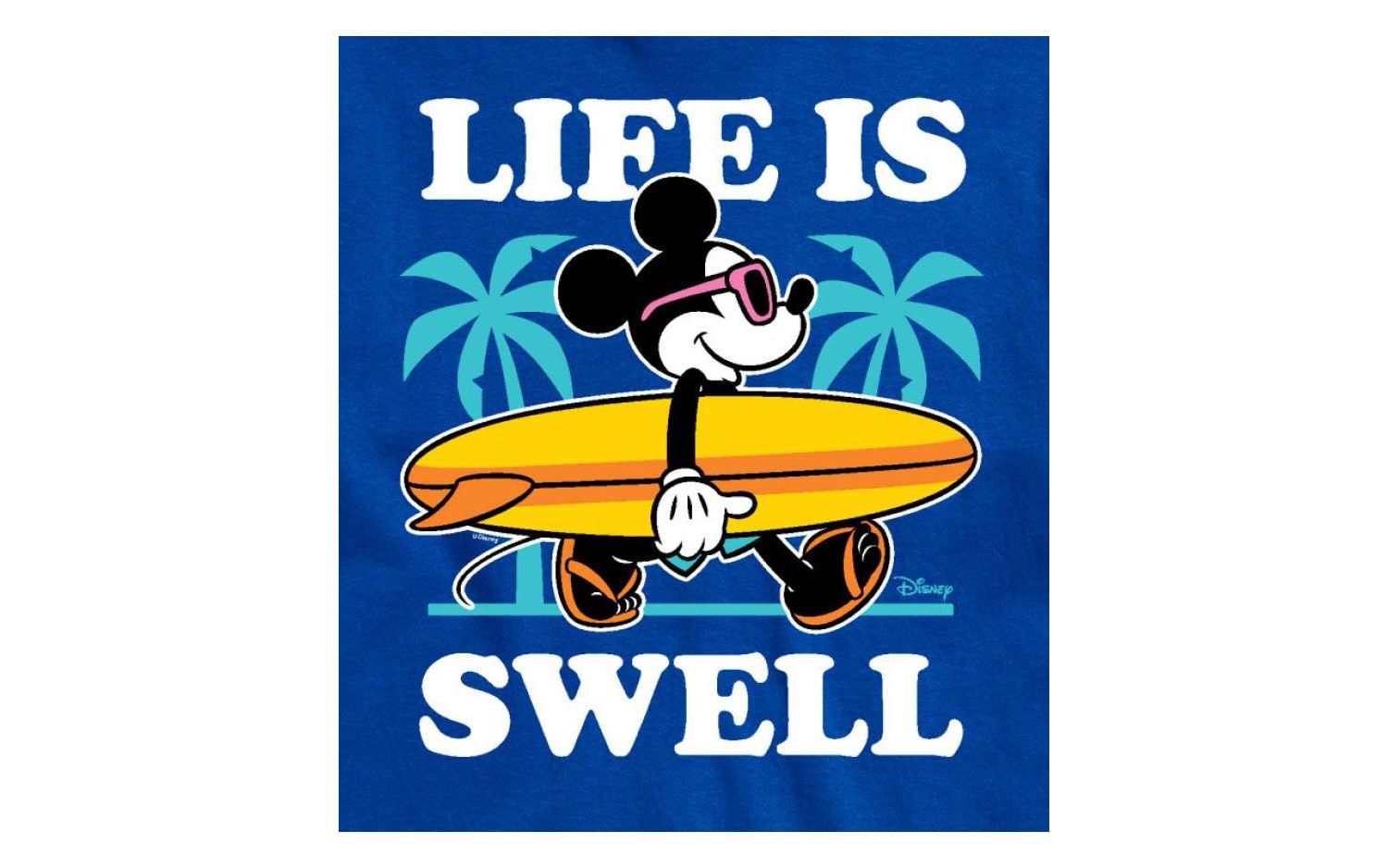 Hybrid Apparel Mickey Summer Mens Short Sleeve Tee