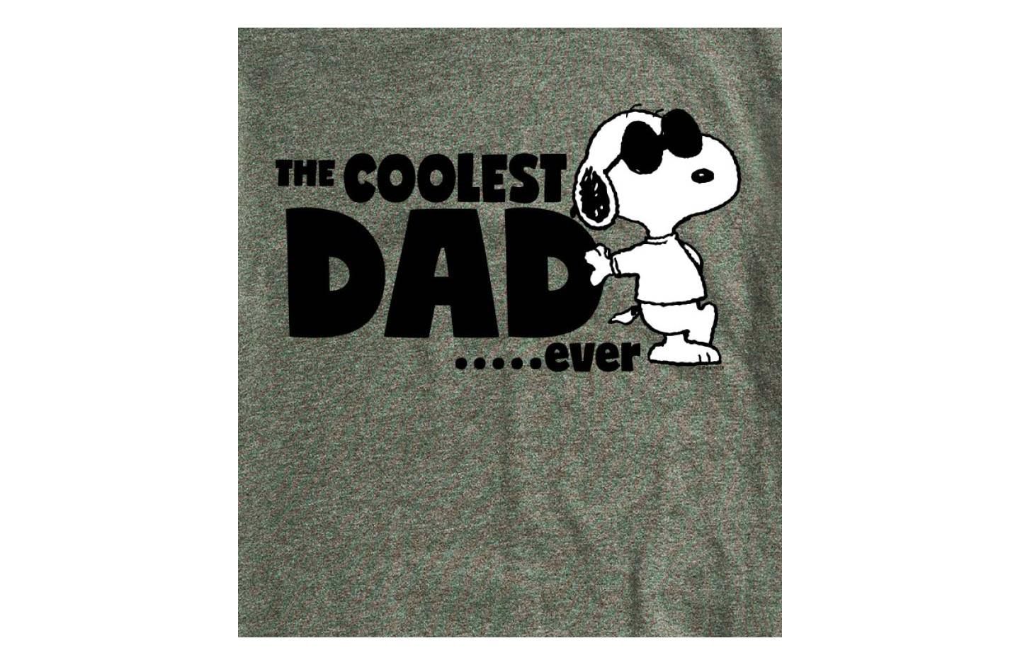 Мужская футболка AIRWAVES Hybrid Apparel Peanuts Dad Short Sleeve, цвет: Ath Hthr — фото 5