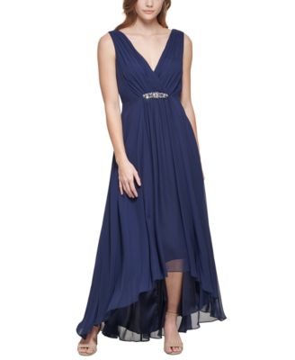 Eliza J Women's Embellished High-Low Gown - Macy's