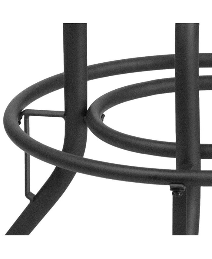 MERRICK LANE Adrienne Counter Stool Contemporary Backless Stool With