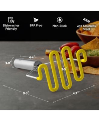 Non-Scratch Potato Masher Kitchen Tool - Durable Stainless Steel Mashed Potatoes Masher