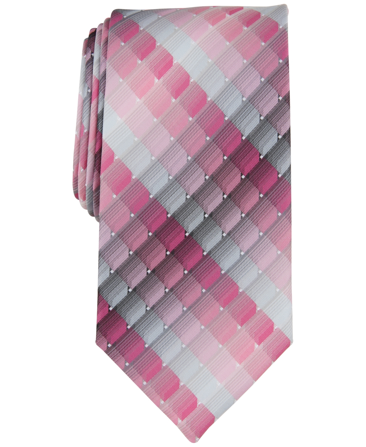 Perry Ellis Men's Gerrison Gradient Geometric Tie In Pink