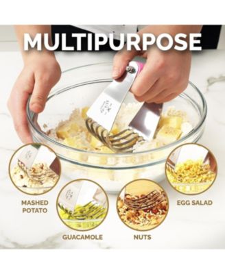 Stainless Steel Dough Blender Pastry Cutter Heavy Duty Blades