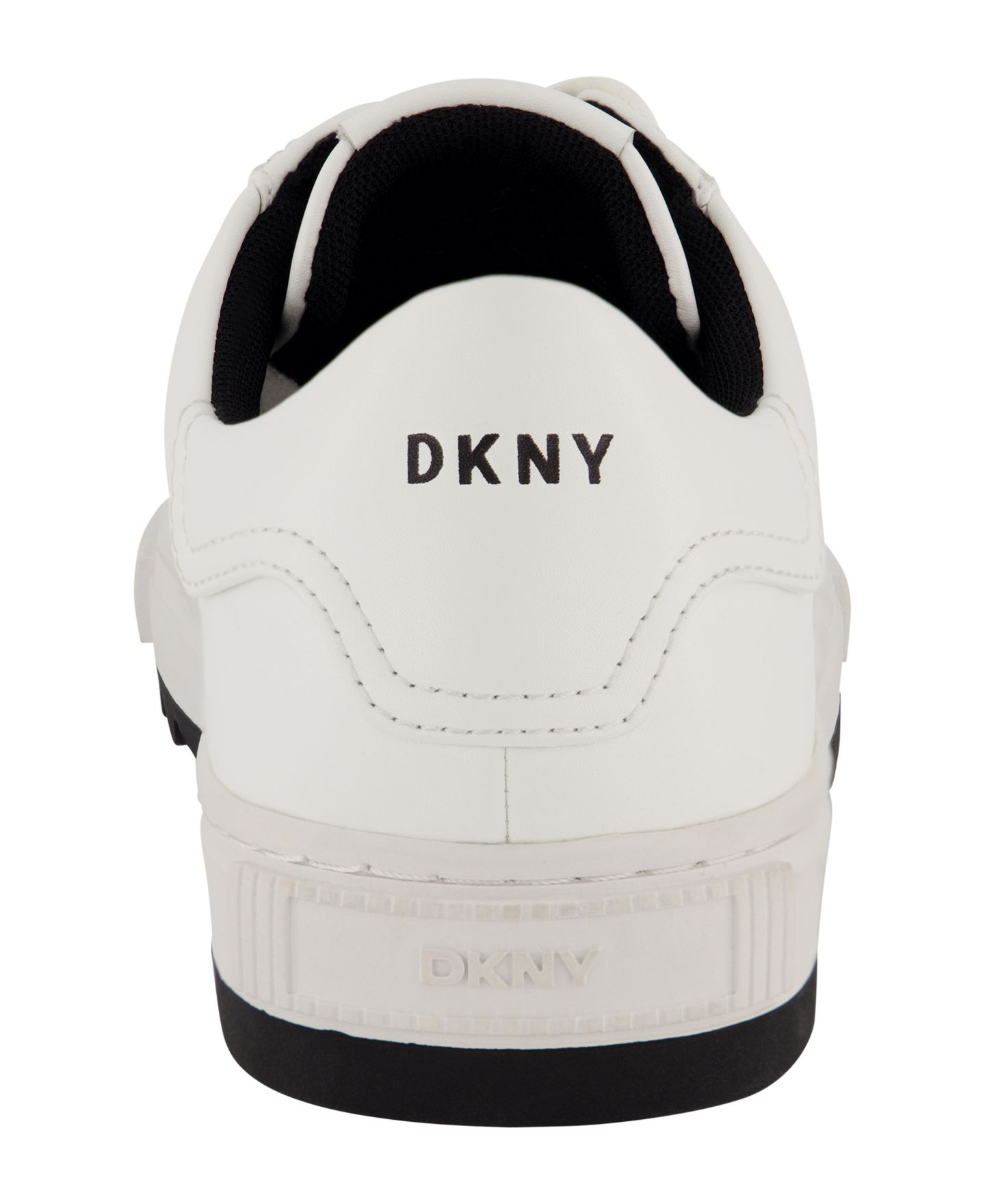Мужские кроссовки DKNY Smooth Leather Sawtooth Sole, цвет: Чёрный — фото 8