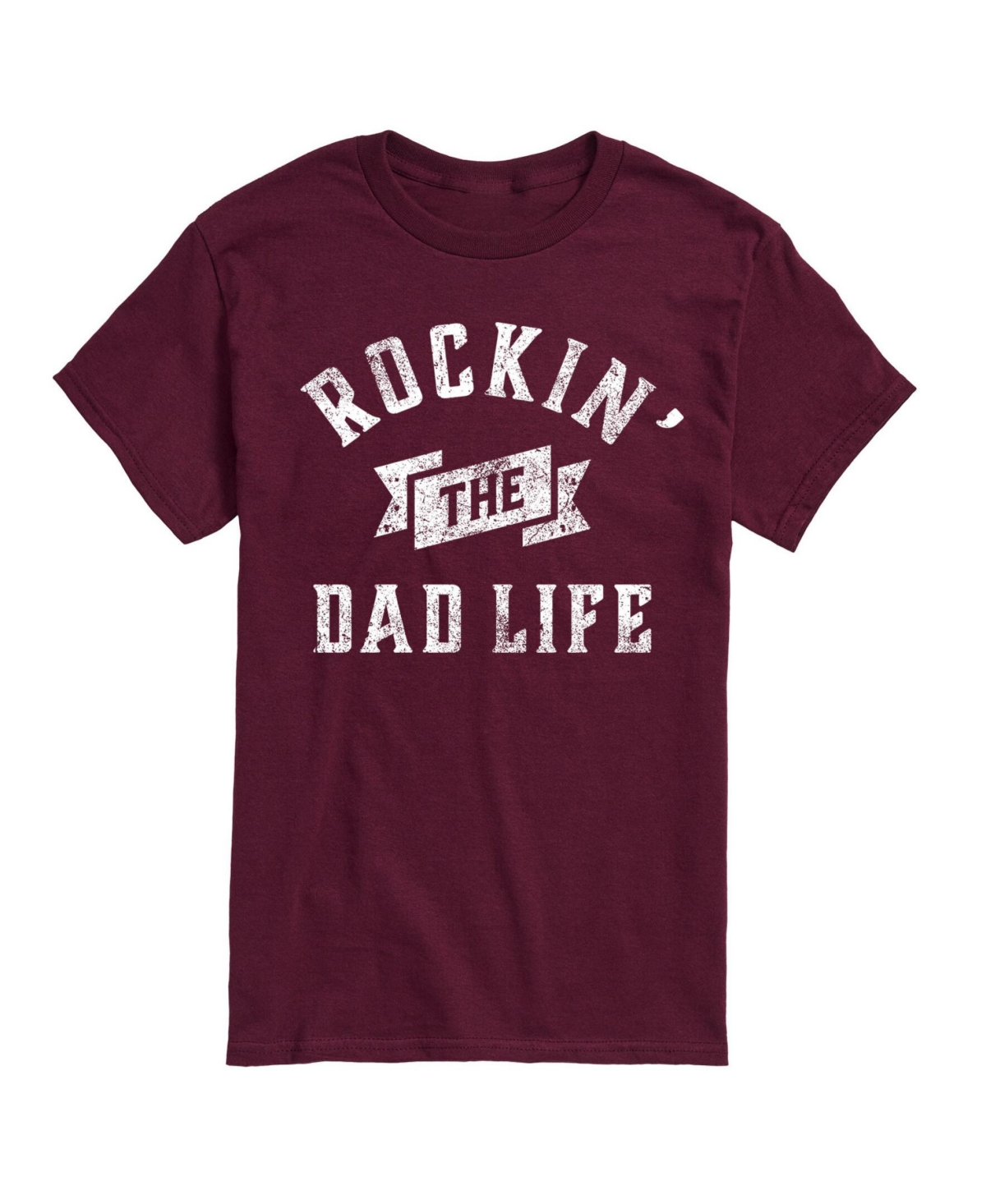 Airwaves Hybrid Apparel Dad Life Mens Short Sleeve Tee In Hthr Grey