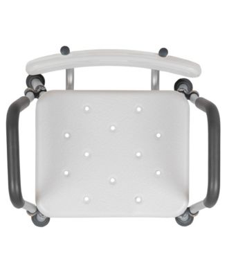 300 Lb. Capacity Quick Release Back & Arm Shower Chair