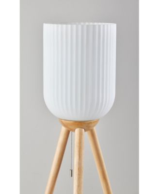 57.5" Wood Kinsley Floor Lamp