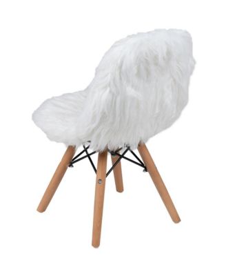Kids Shaggy Dog Accent Chair - Desk Chair - Playroom Chair