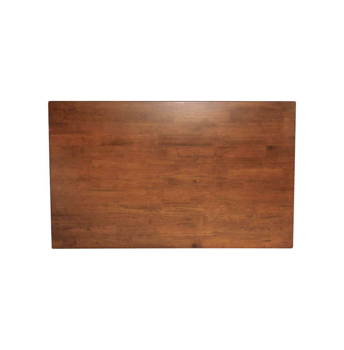 Merrick Lane Finnley Wooden Dining Table With Sculpted Legs