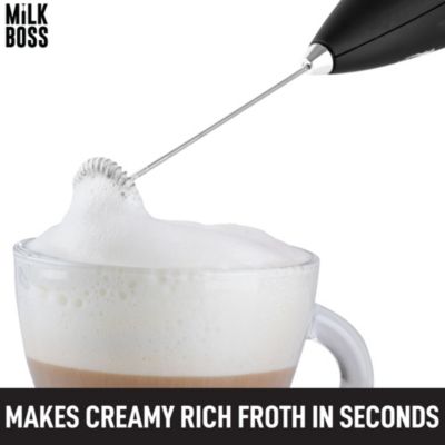 Milk Boss Milk Frother With Holster Stand