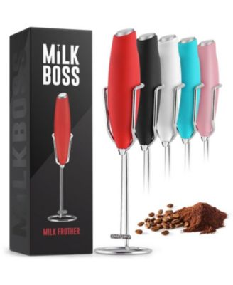 Milk Boss Milk Frother With Holster Stand