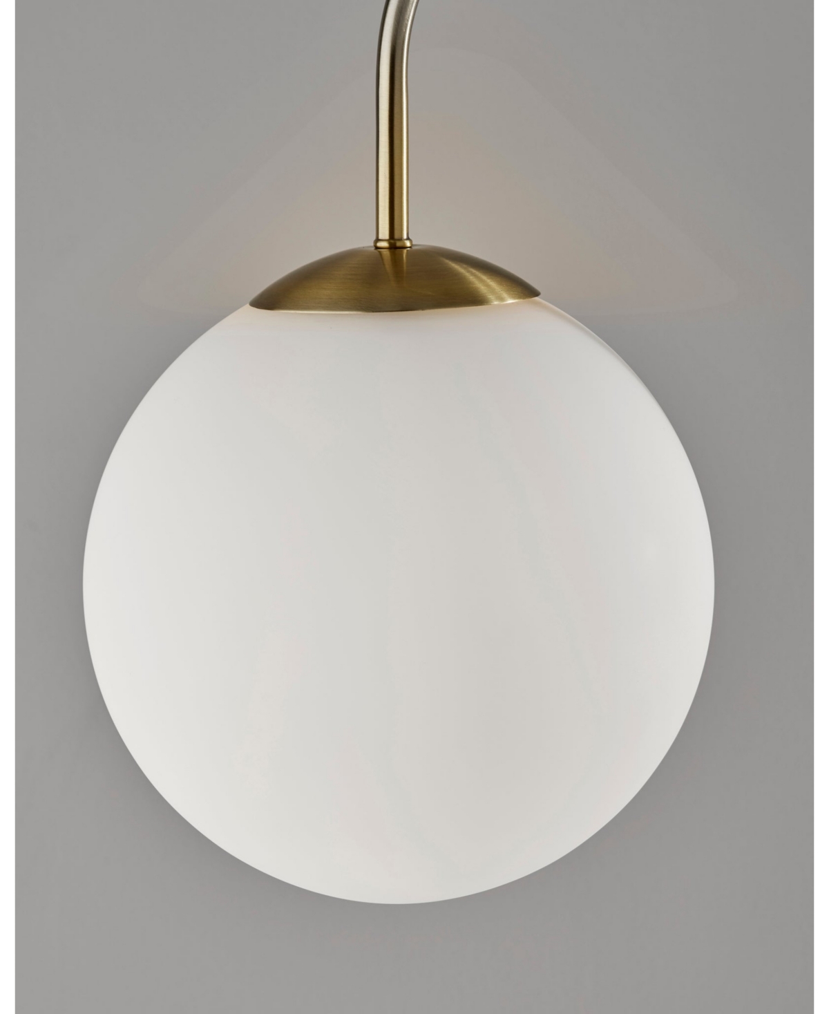 Adesso 61.25" Terra Shelf Floor Lamp In Antique-like Brass