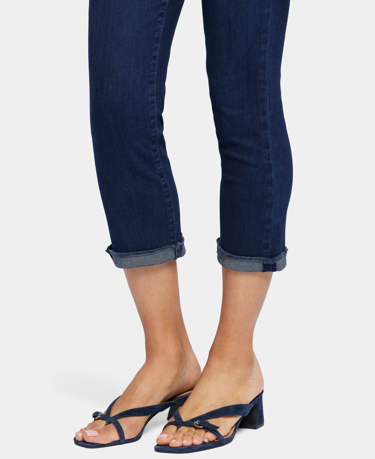 Shop Nydj Women's Chloe Capri Jeans With Cuffs In Northbridge