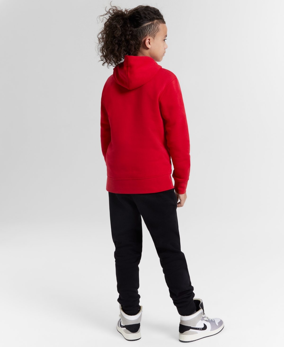 Jordan Mj Essentials Pullover Hoodie Big Kids Hoodie In Gym Red