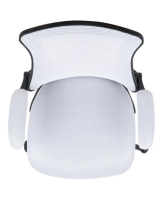 Mid-Back Mesh Swivel Ergonomic Task Office Chair With Flip-Up Arms