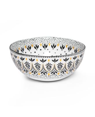 Sara Miller Artisanne Noir Cereal Bowls, Set of 4