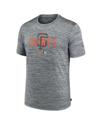 Men's Heather Gray San Francisco Giants Authentic Collection Velocity Performance Practice T-Shirt