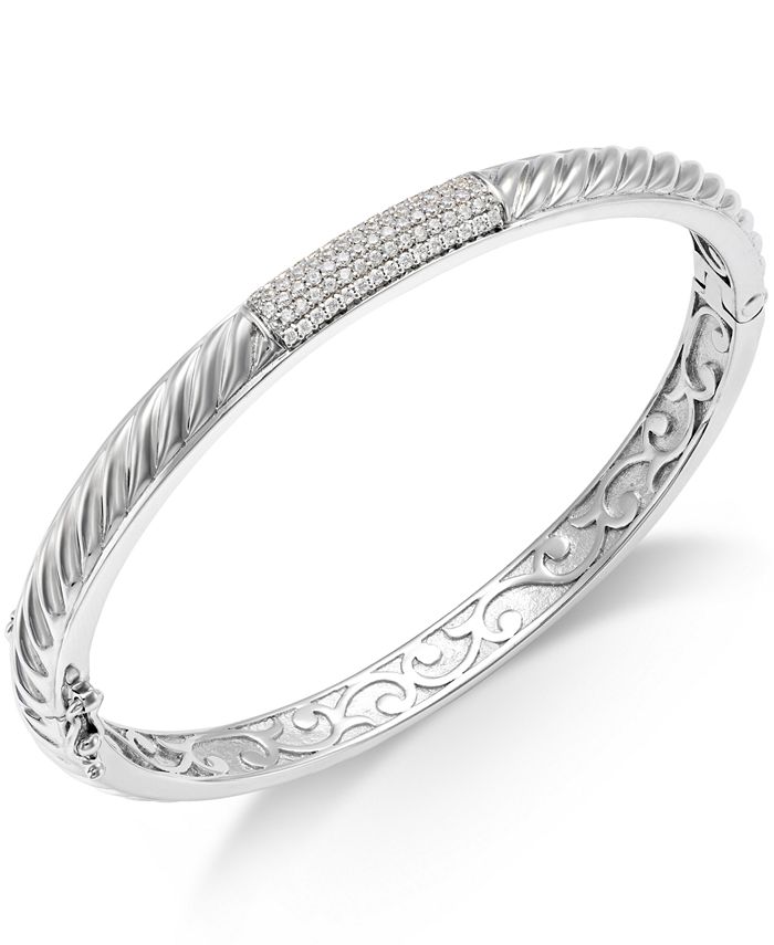 Macy's diamond bangle bracelets Clearance