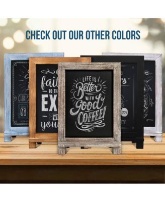 Hanging Or Tabletop Chalkboard With Legs/Wedding Table Sign/Kitchen Countertop Memo Board